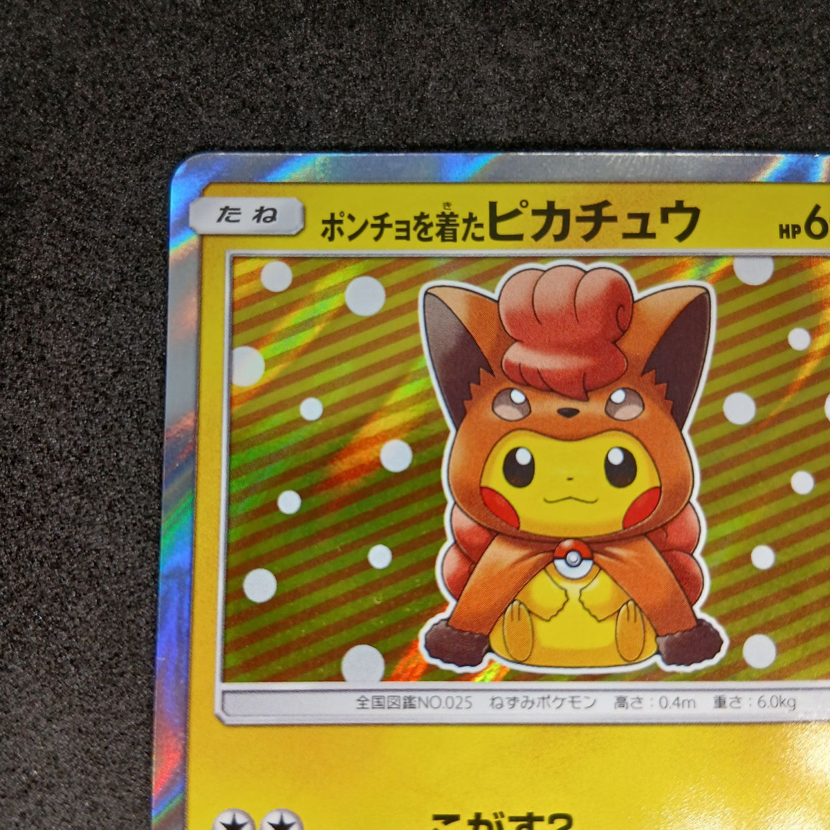 [Excellent] Poncho Wearing Pikachu 038/SM-P Japanese Promo 2017 Pokemon Card